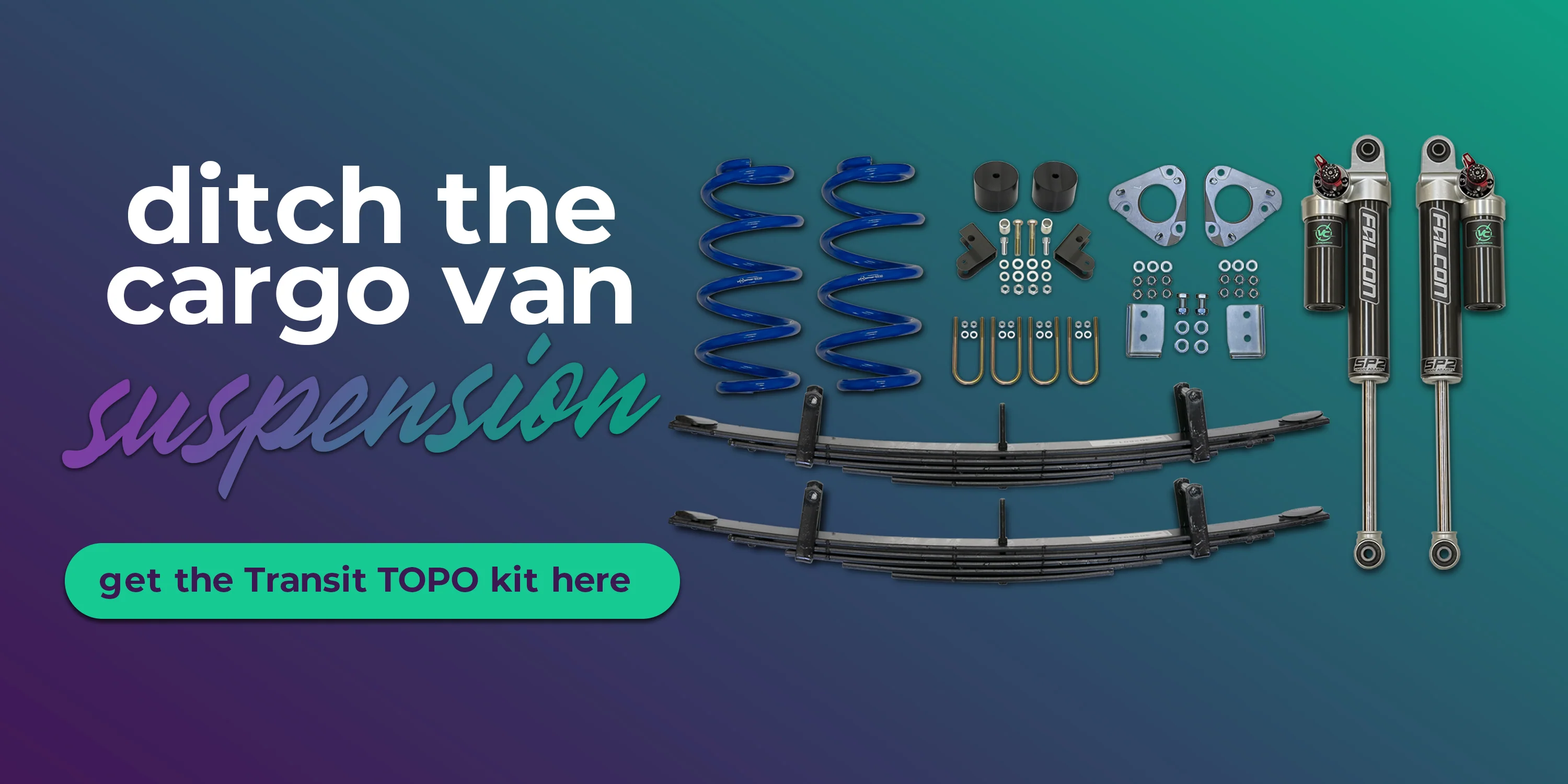 Van Compass Transit Lift Kit installed on Transit