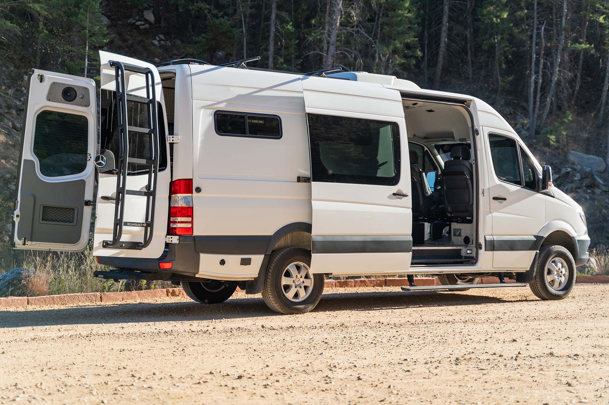 Camper van front driver