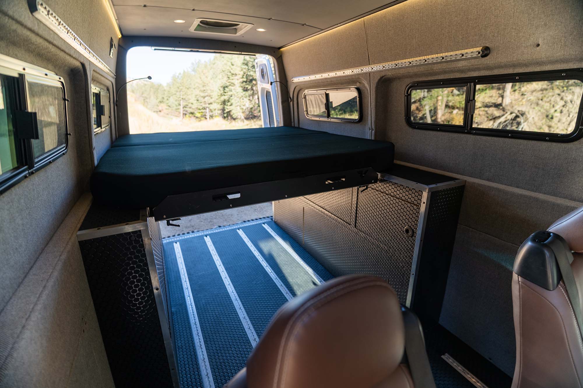 Camper van bed