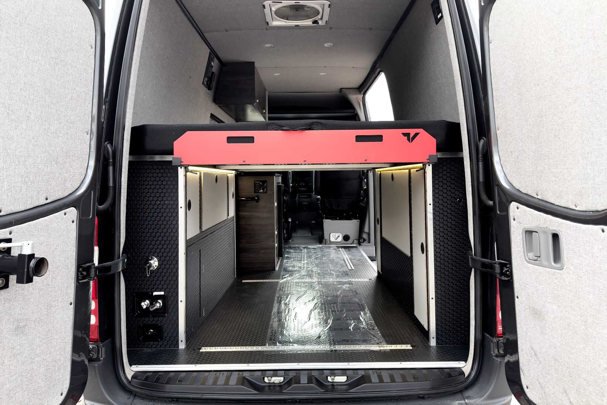 Camper van rear doors