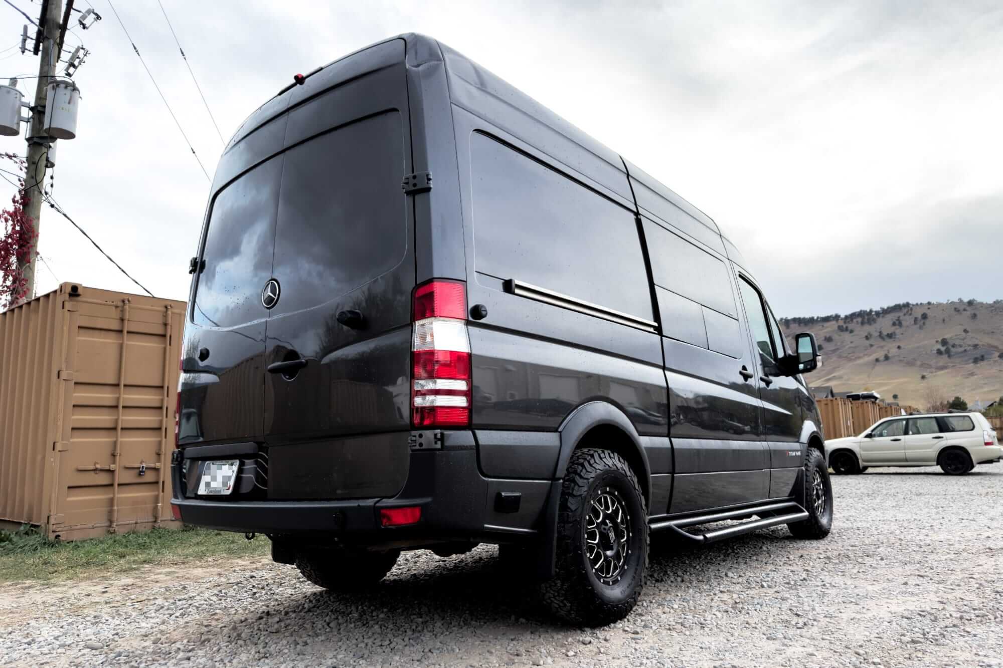 Camper van rear passenger