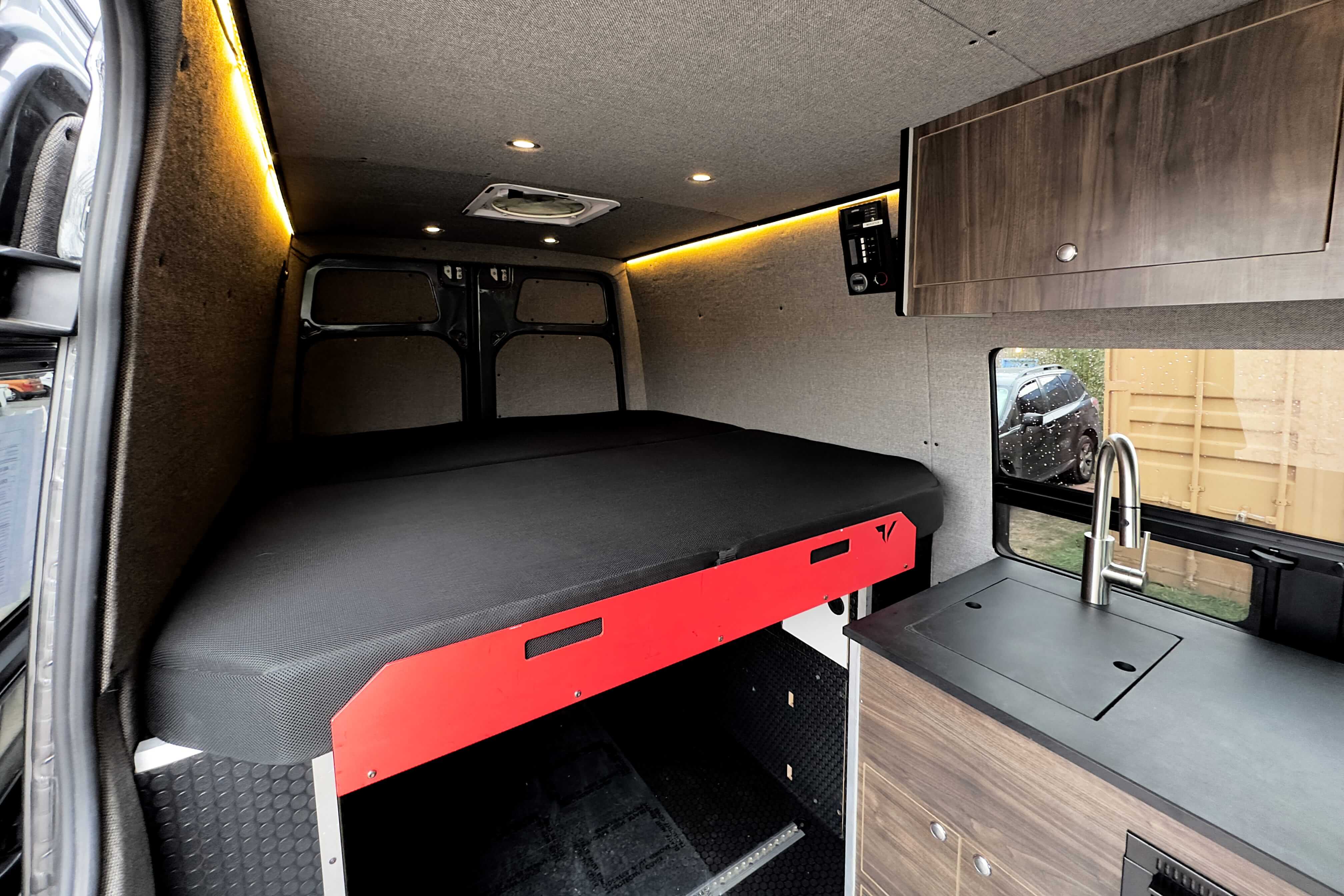 Camper van bed
