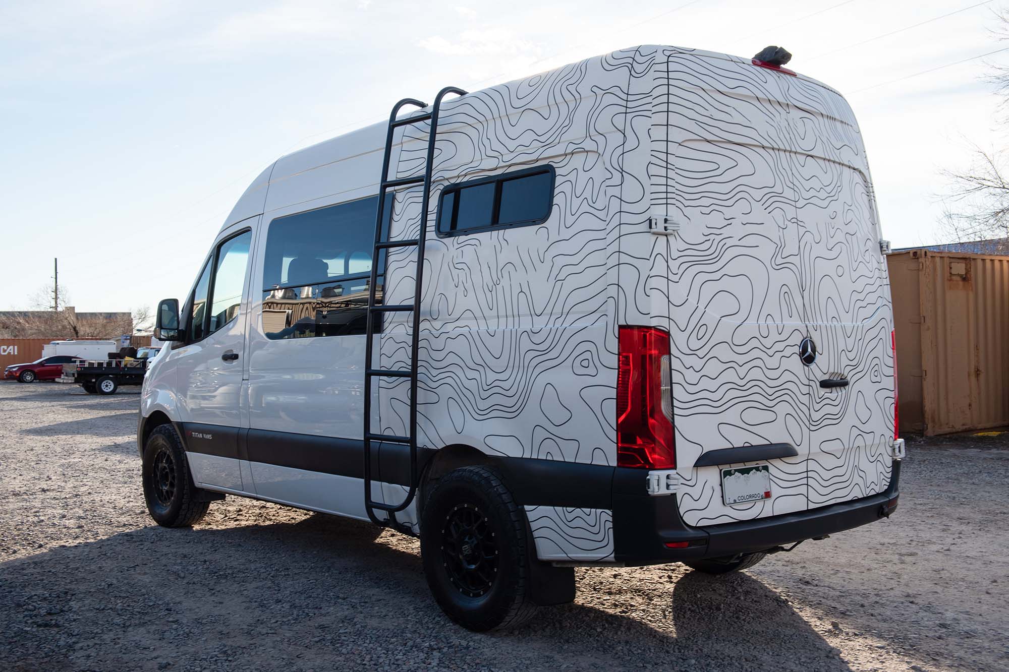 Camper van ladder