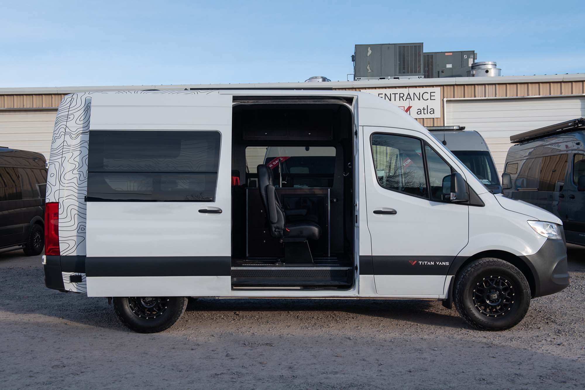 Camper van slider door