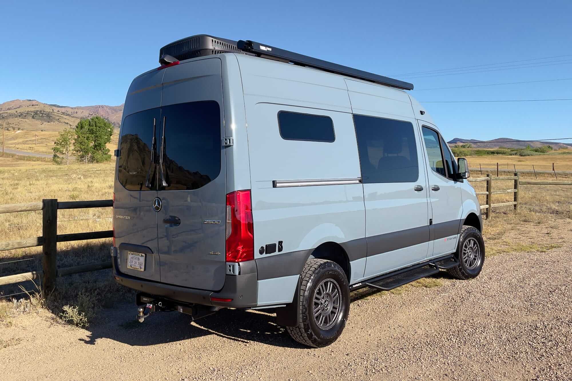 Camper van rear passenger