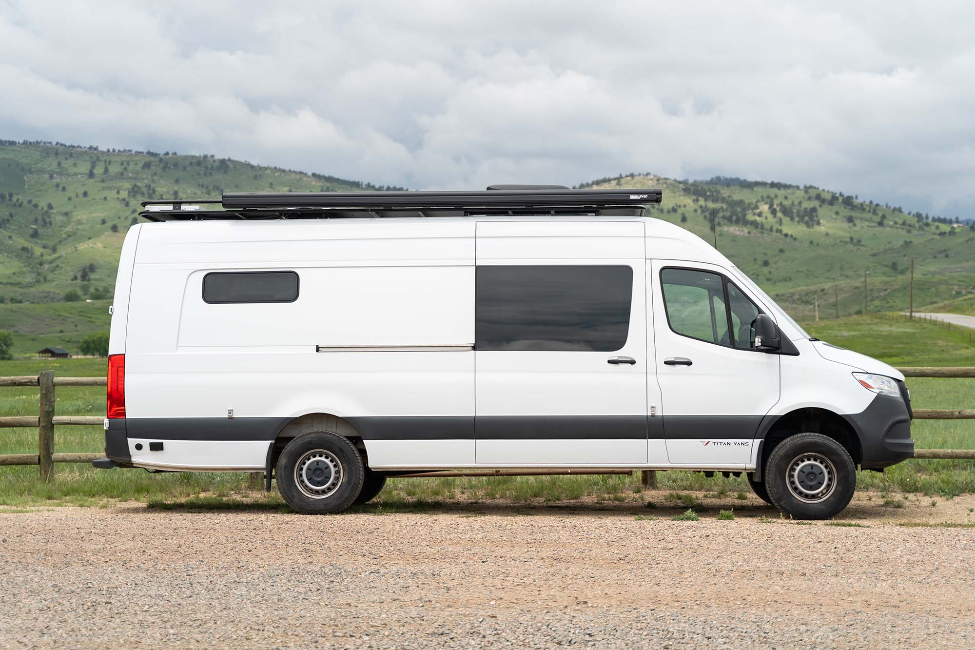 Camper van front driver