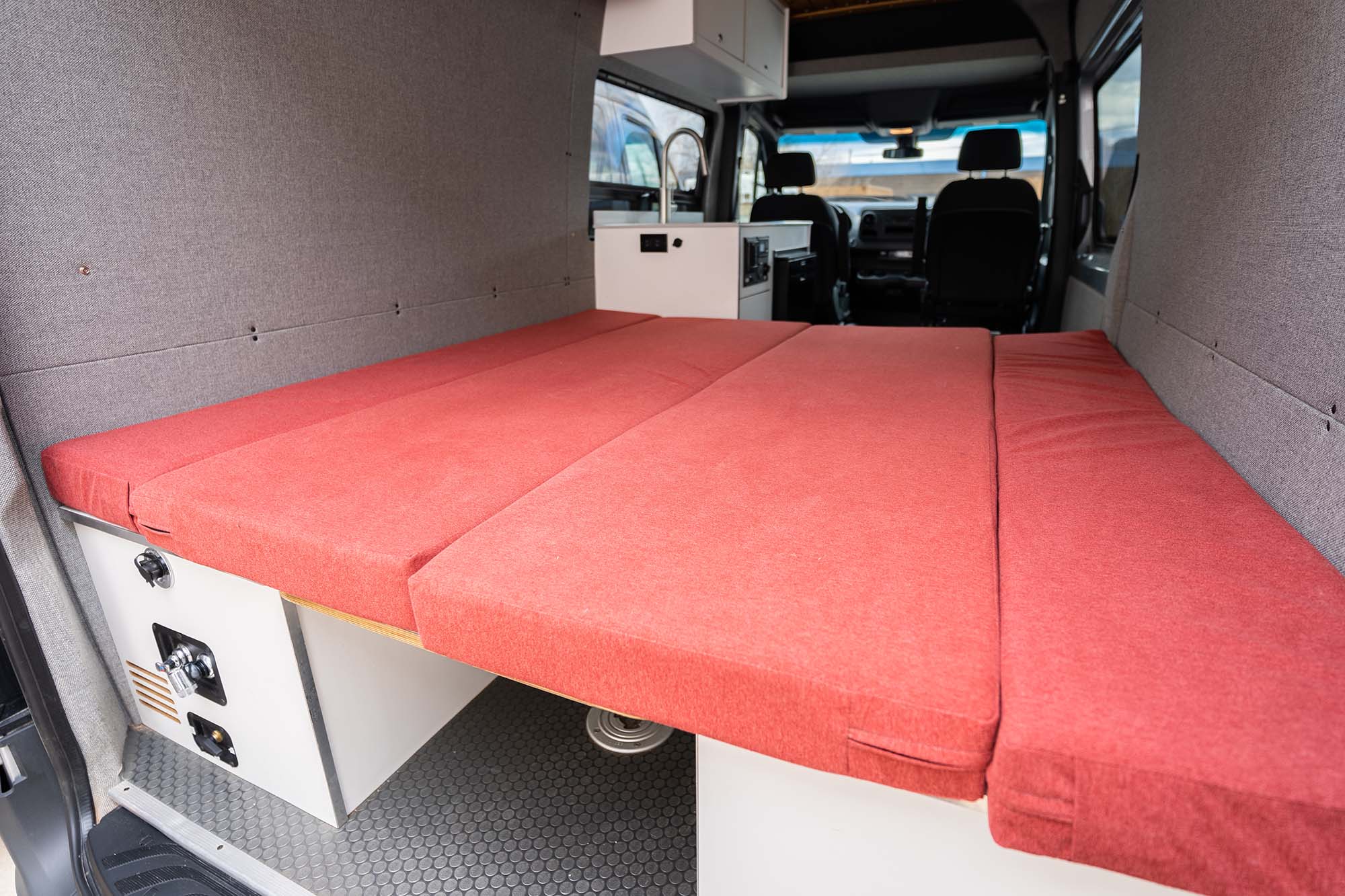Camper van bed