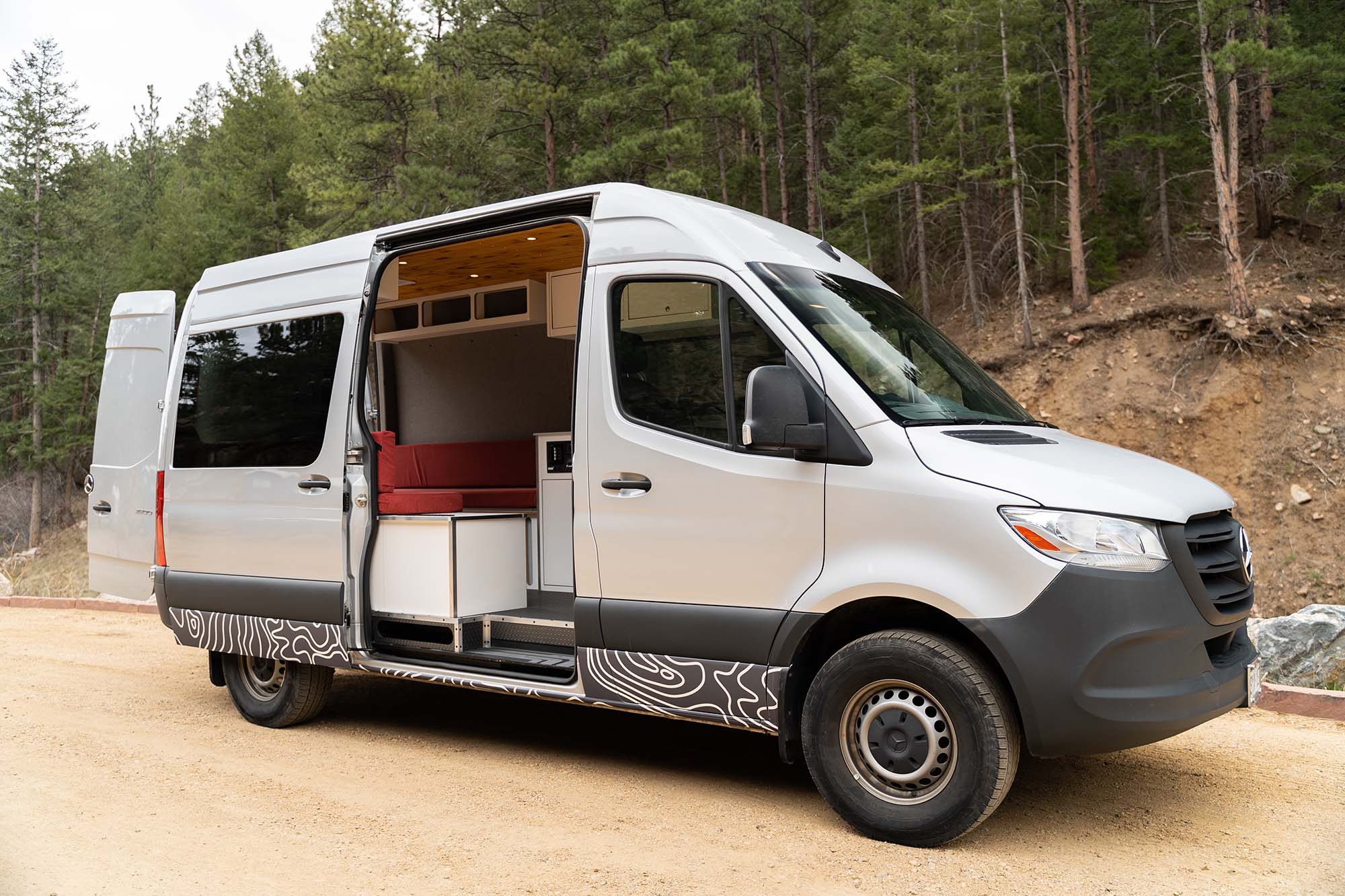Camper van front passenger