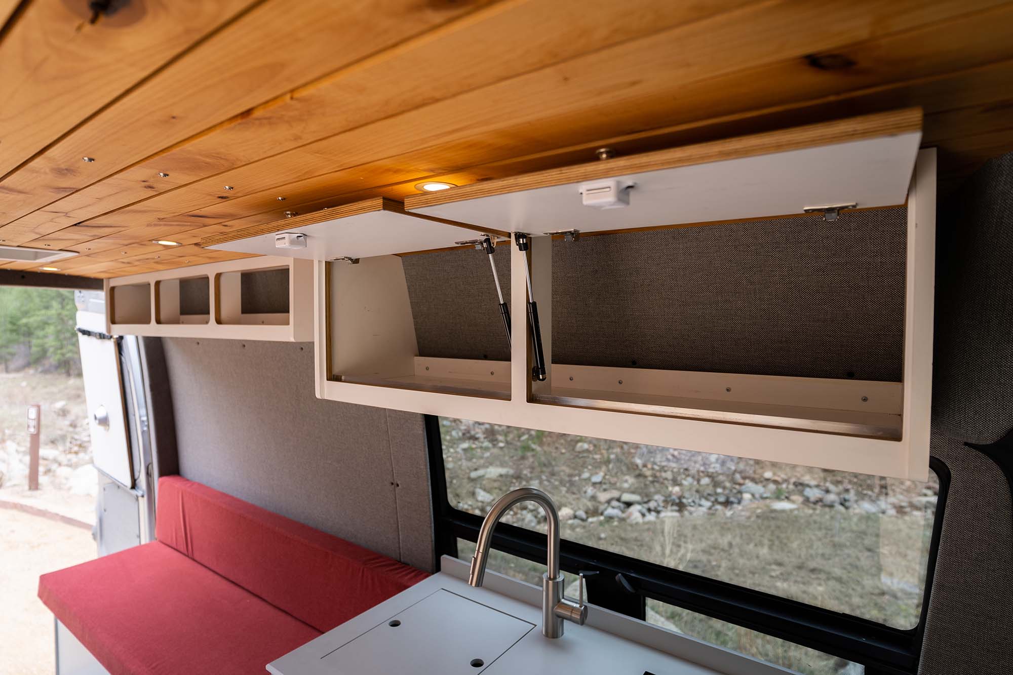 Camper van cabinets
