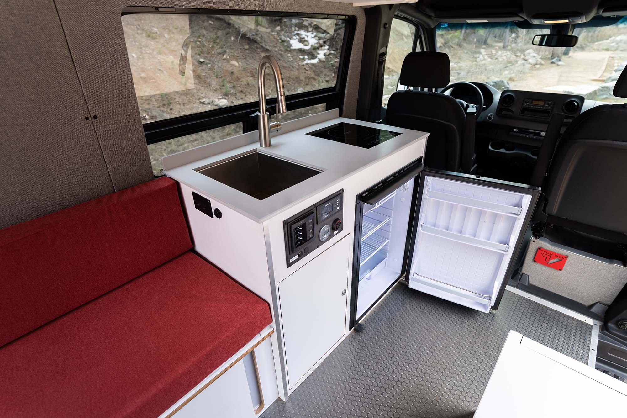 Camper van galley