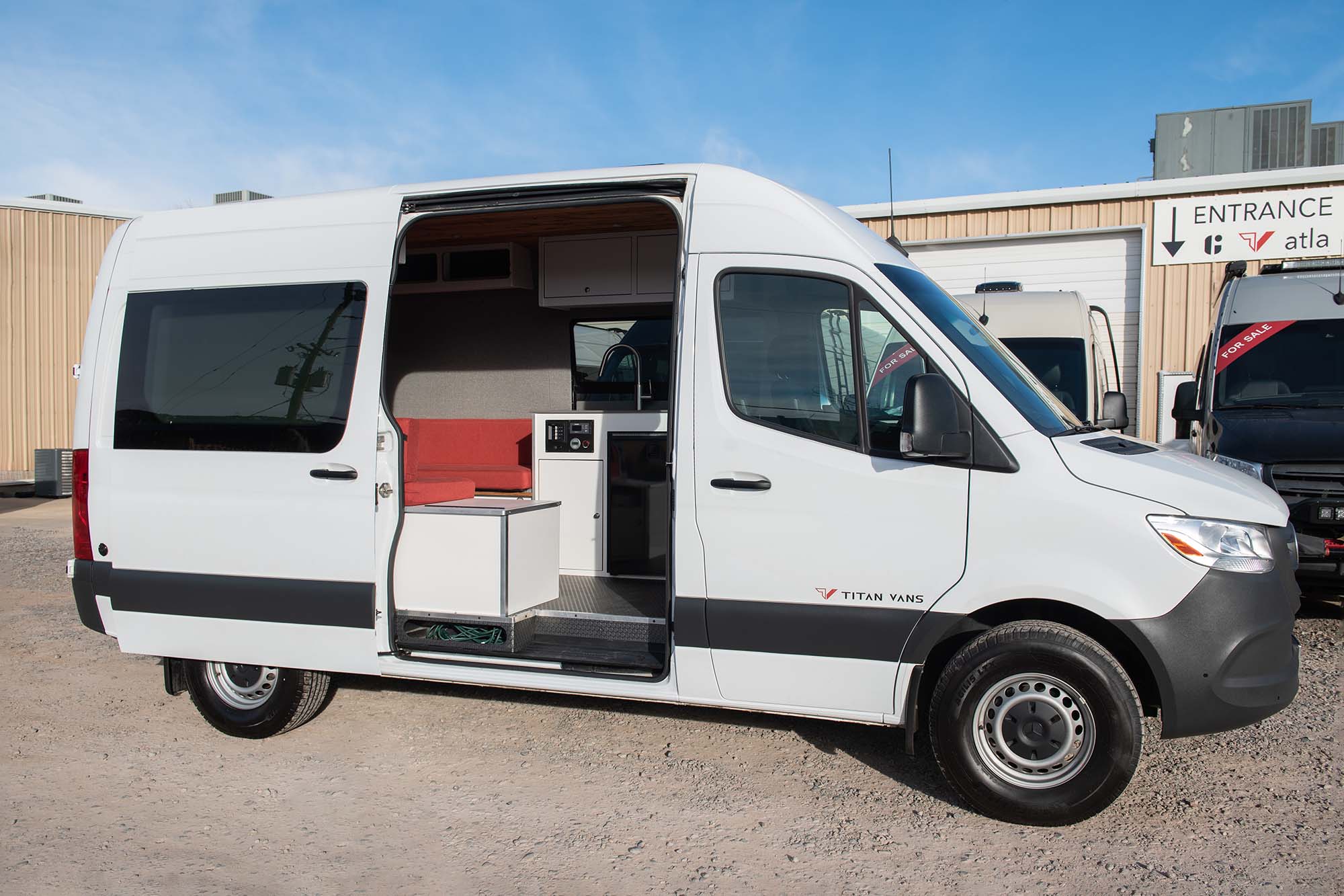 Camper van slider door