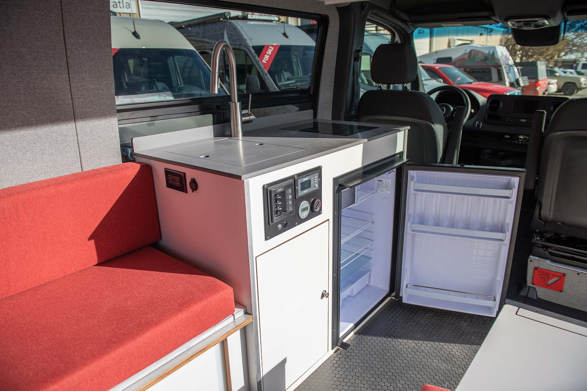 Camper van galley