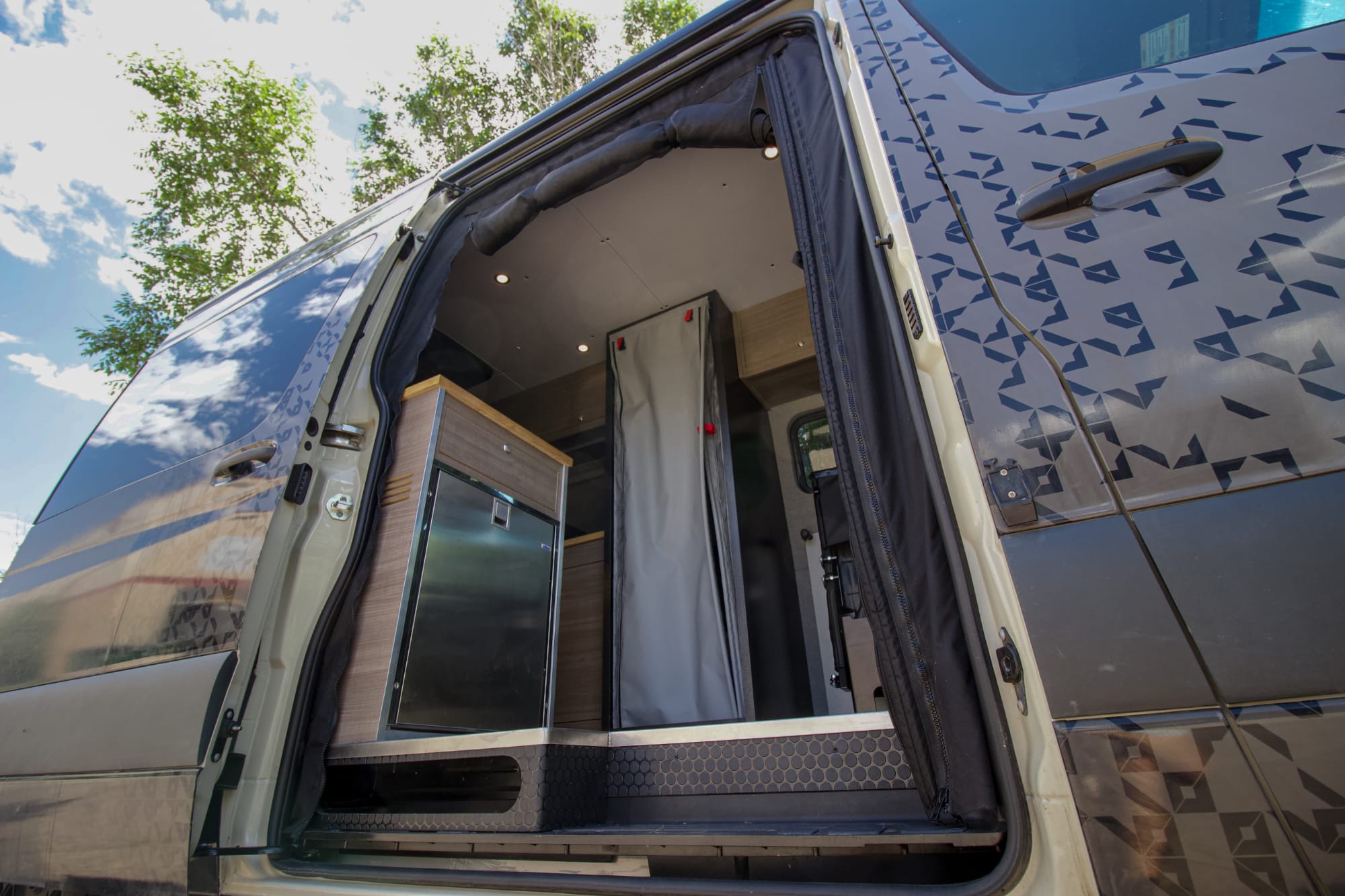 Camper van slider door