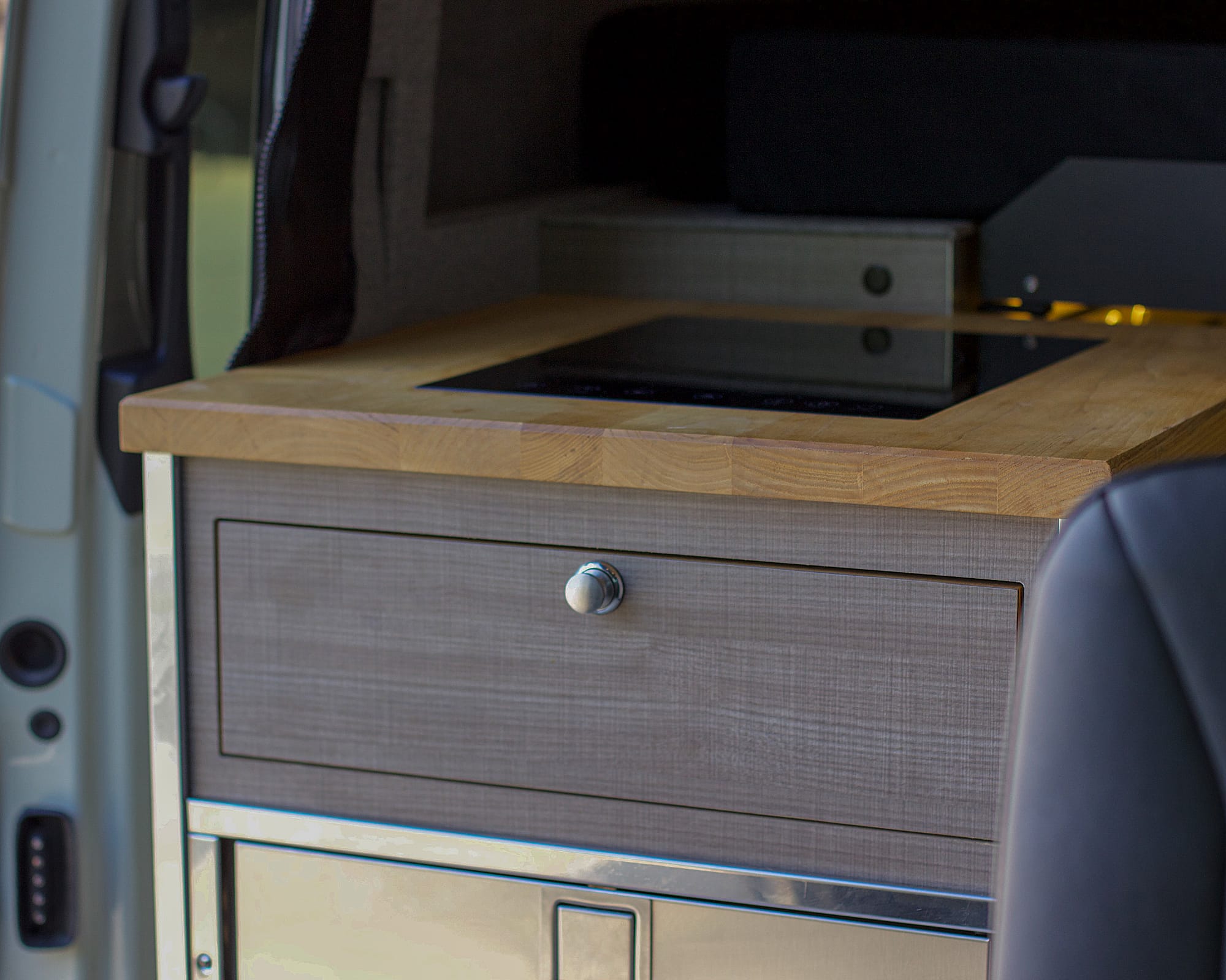 Camper van drawer