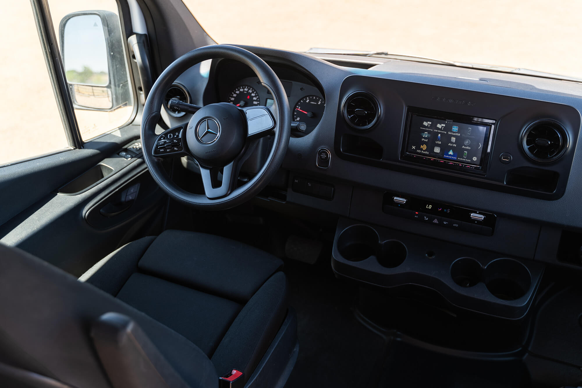 Camper van driver seat