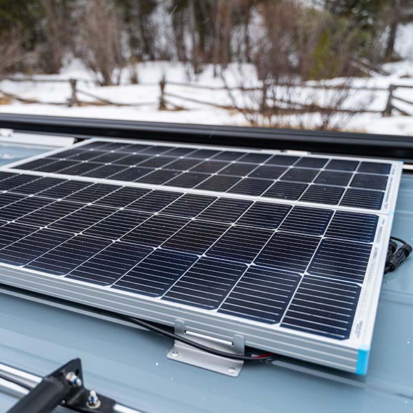 Solar chaging system for camper vans