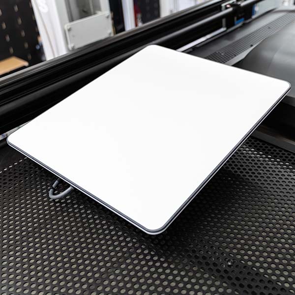 rear of camper van with storage and bike rack