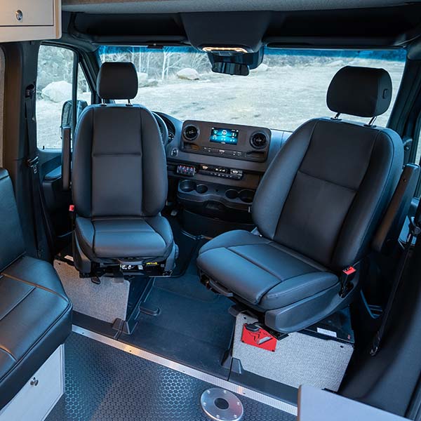swivel seats in camper van