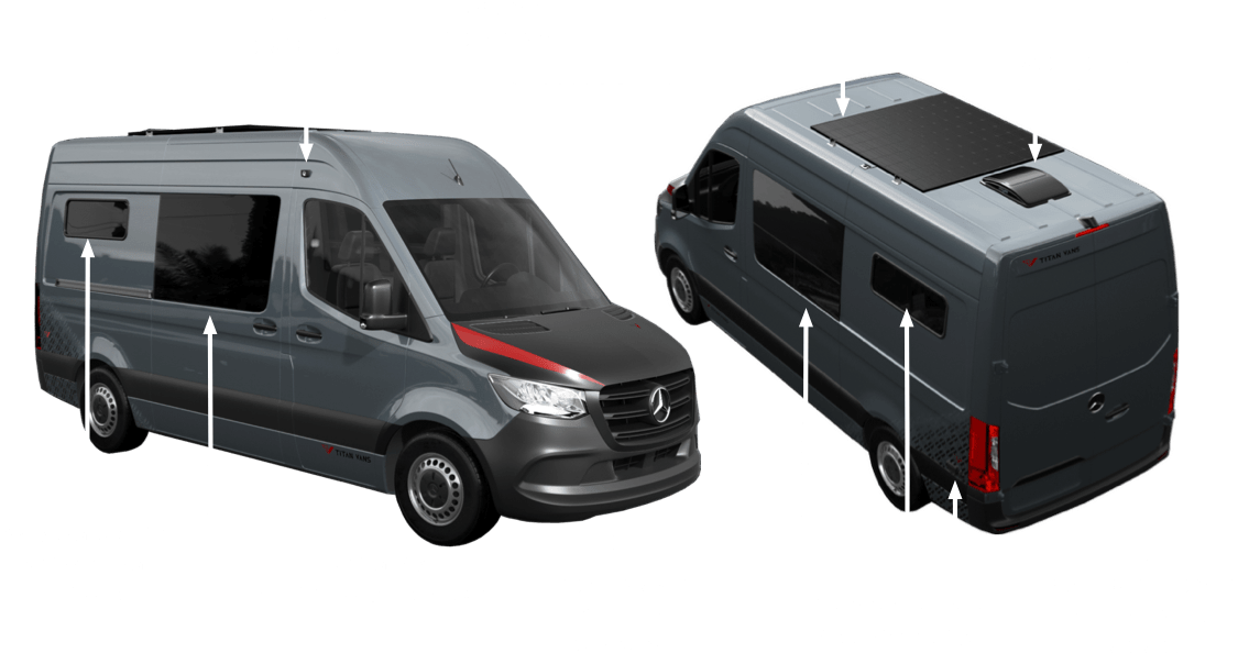 Classic Camper van model exterior