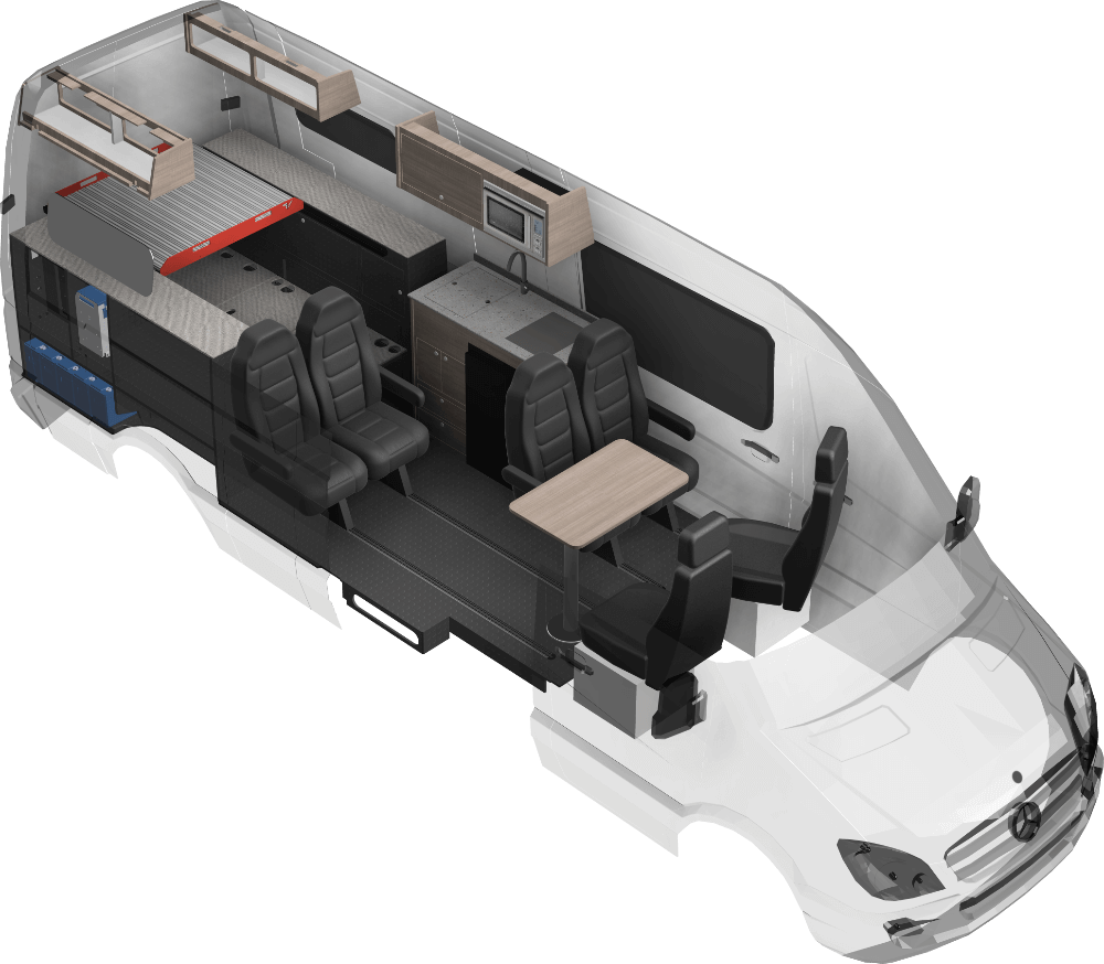 The Classic Sprinter 170 Camper Van Conversion Model