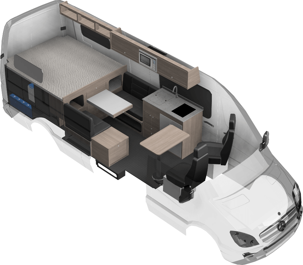 The Kronos Sprinter 170 Camper Van Conversion Model
