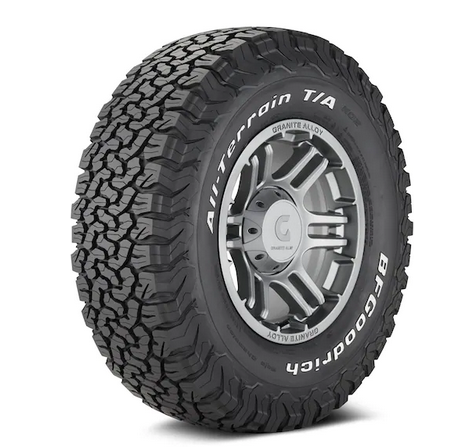BFGoodrich KO3 265/70R17 mounted on Sprinter wheel package