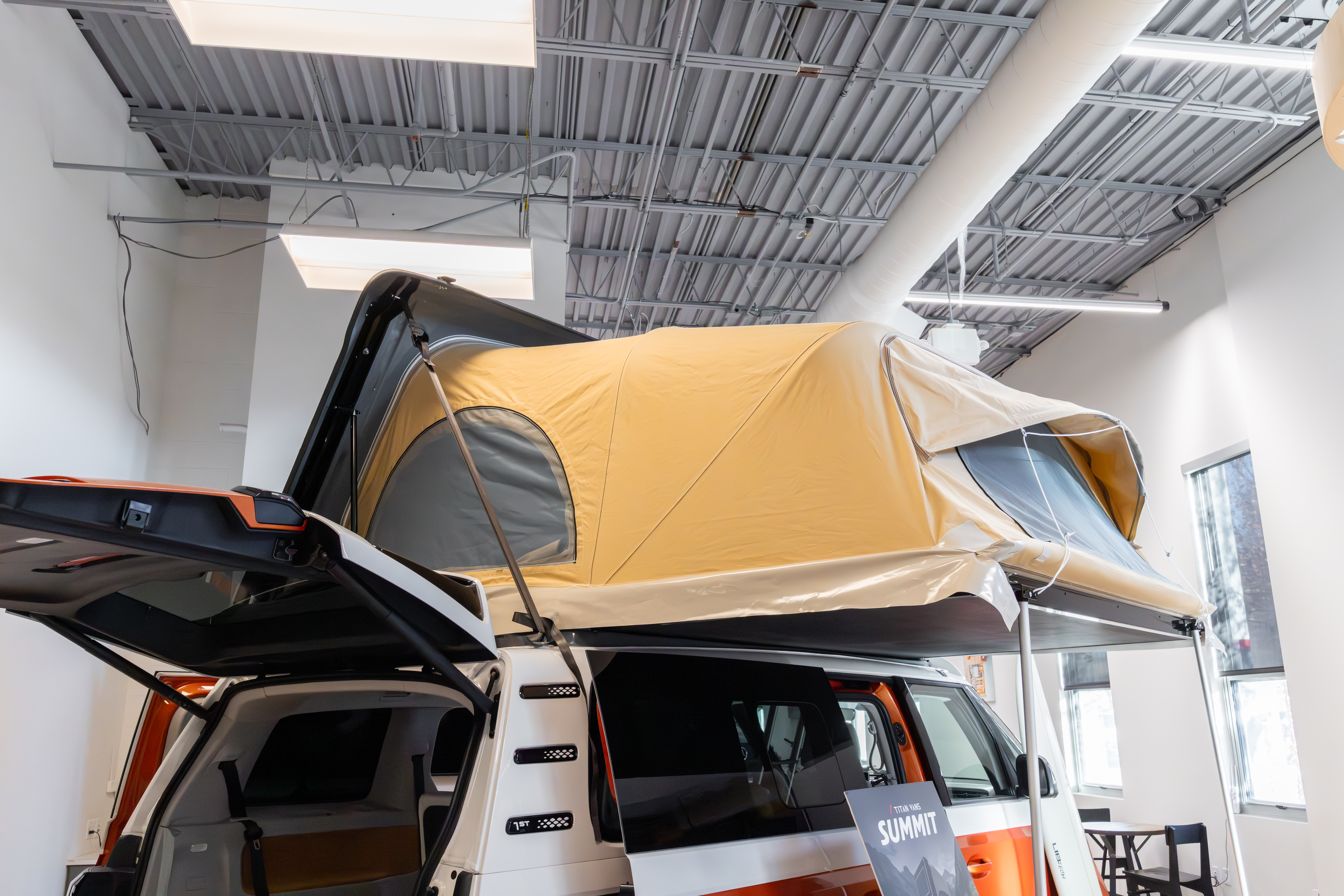 Volkswagen ID.Buzz pop top showroom image