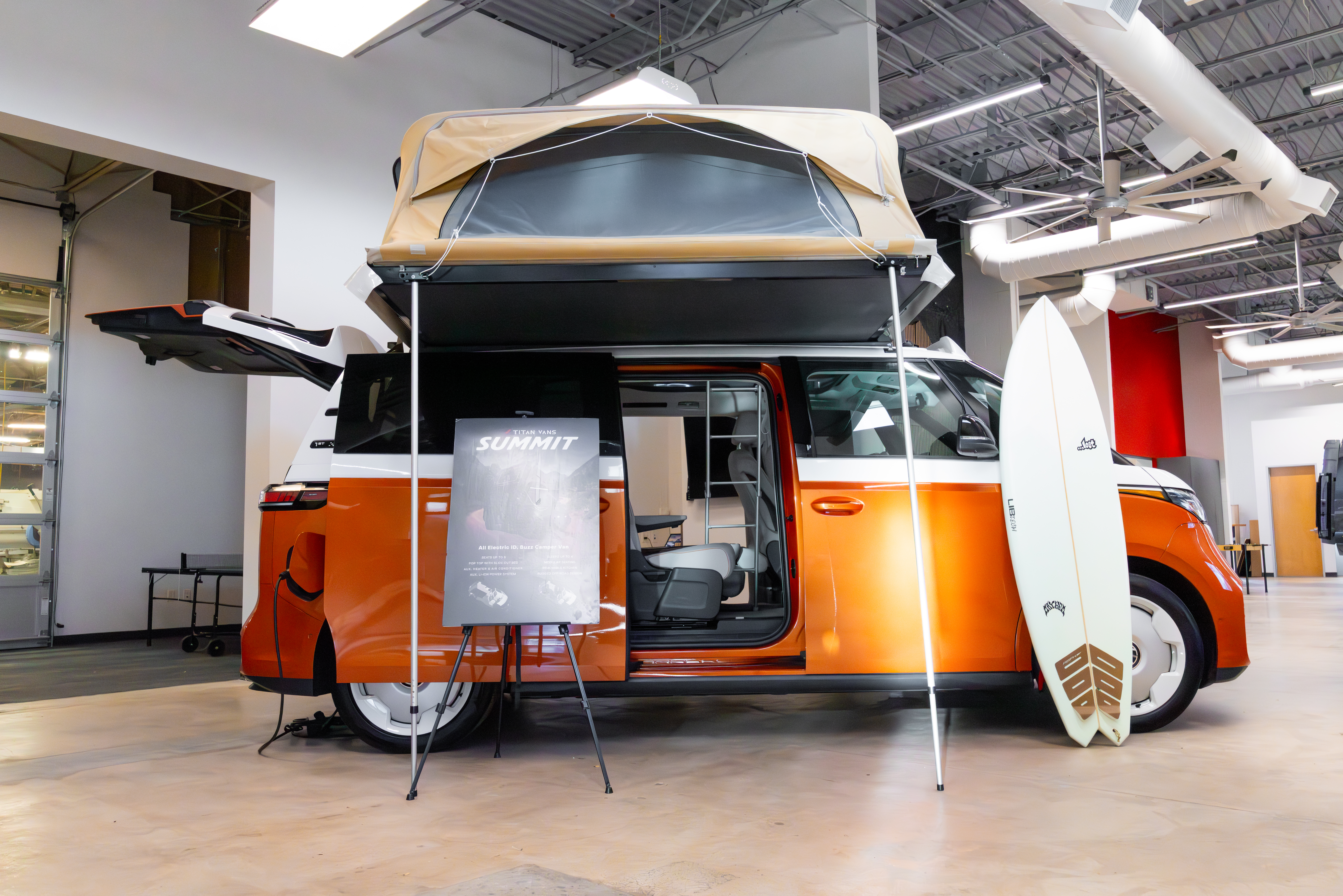 Titan Vans VW ID.Buzz pop-top camper walkthrough