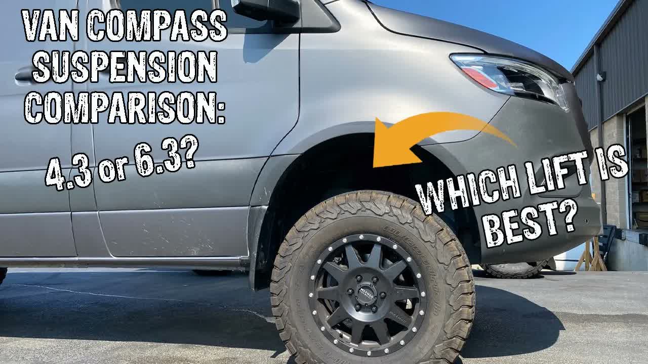 Van Compass suspension comparison — FSR Suspension Package