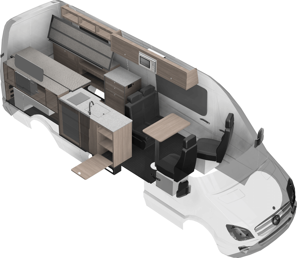 The Metis Sprinter 170 Camper Van Conversion Model